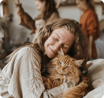 Жінка з котом