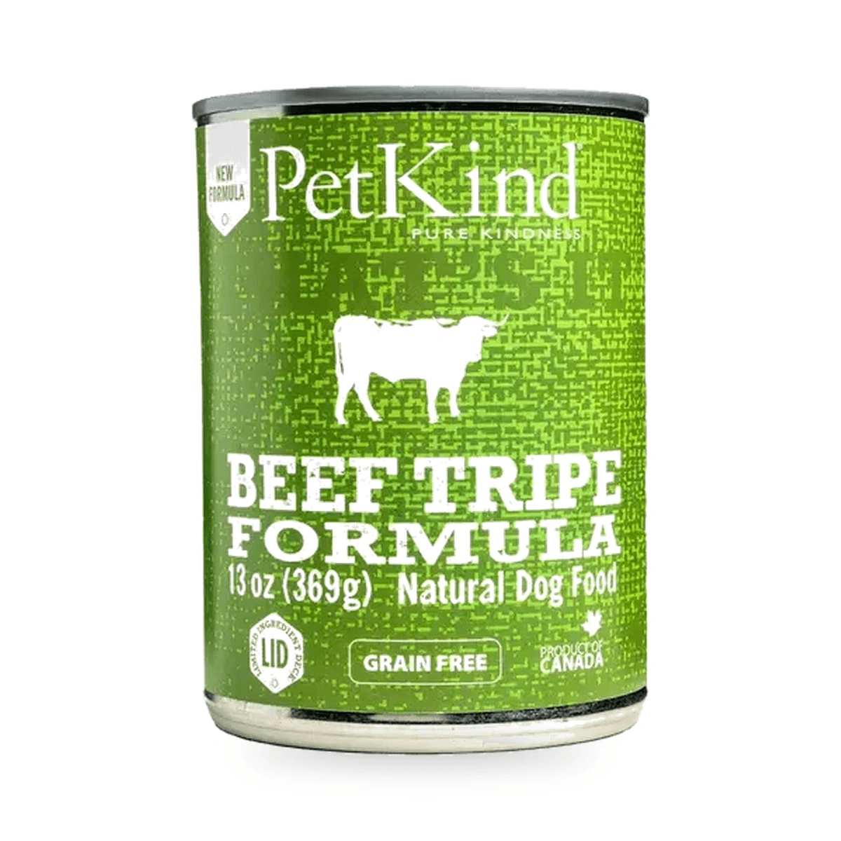 Консерва для собак PetKind Beef Tripe Formula з яловичиною та рубцем, 369 гр