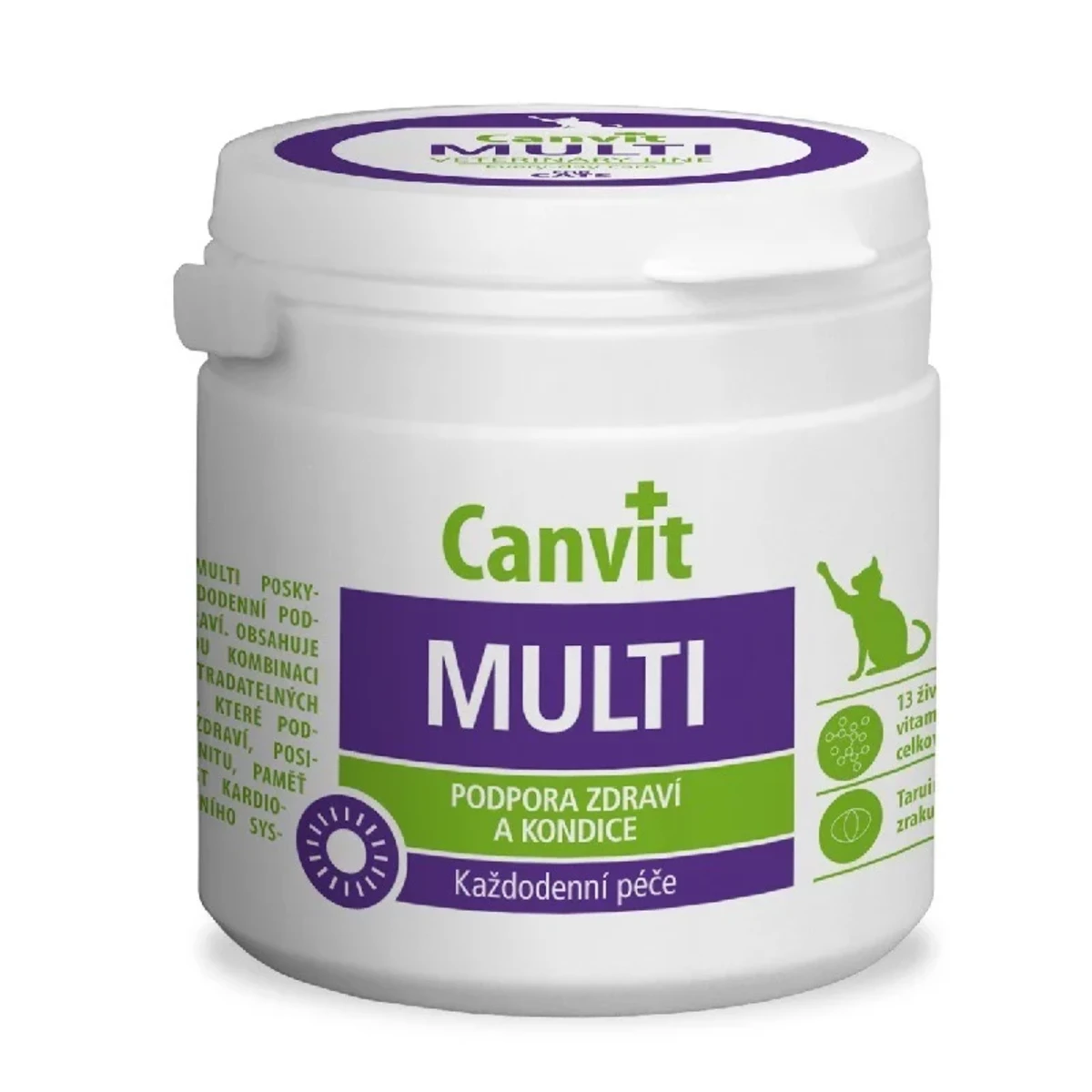 Canvit Multi For Cats вітаміни для зміцнення імунітету у котів, 100 г
