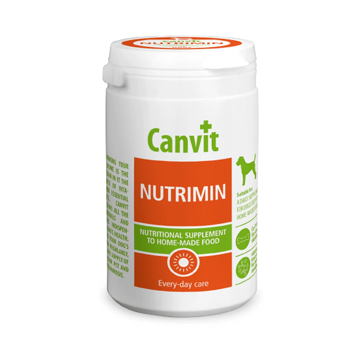 Вітаміни для собак Canvit Nutrimin для підтримки обміну речовин, здоров’я кісток, м’язів та загального стану організму