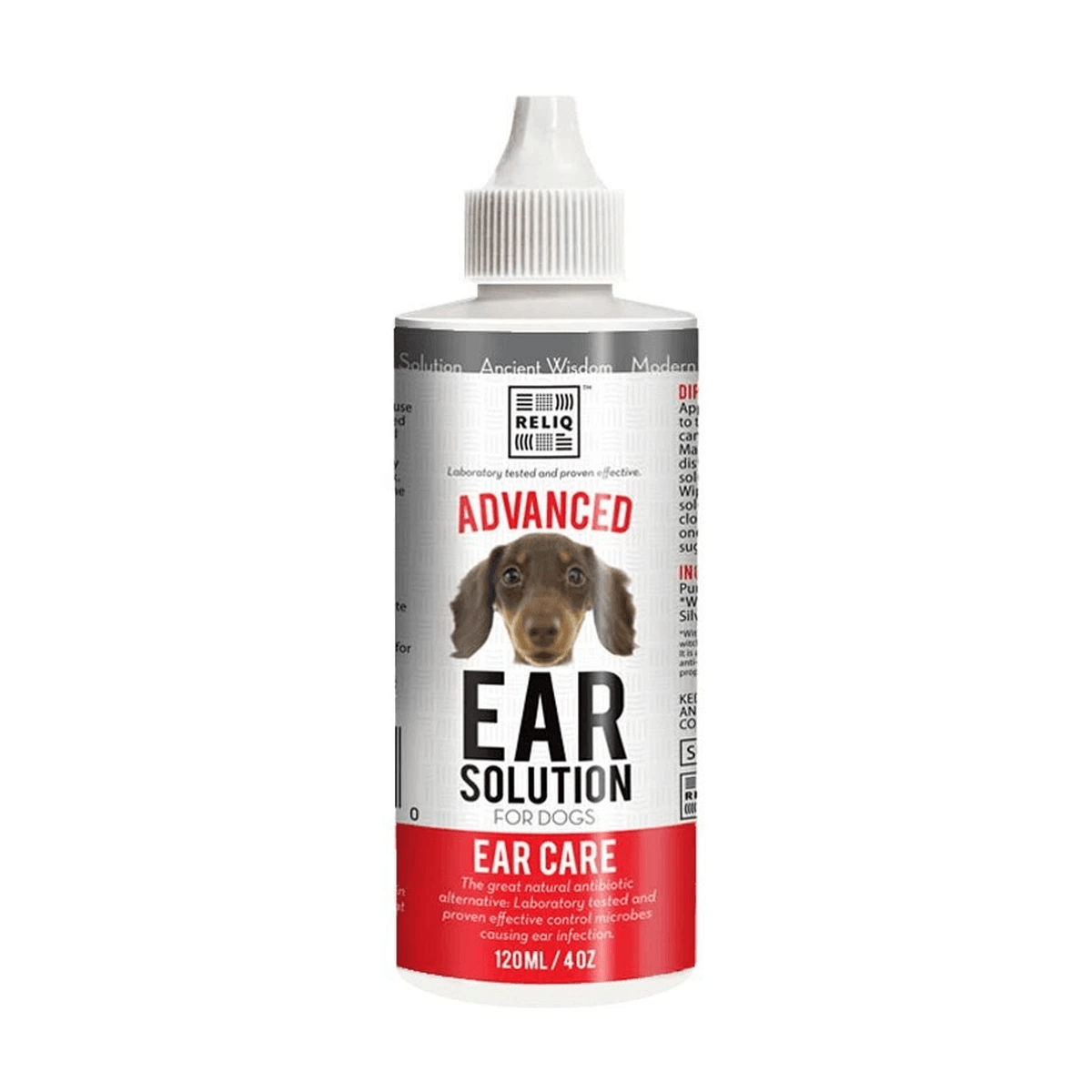 Рідкий засіб для очищення та догляду за вухами собак і котів Reliq Ear Solution 120 мл