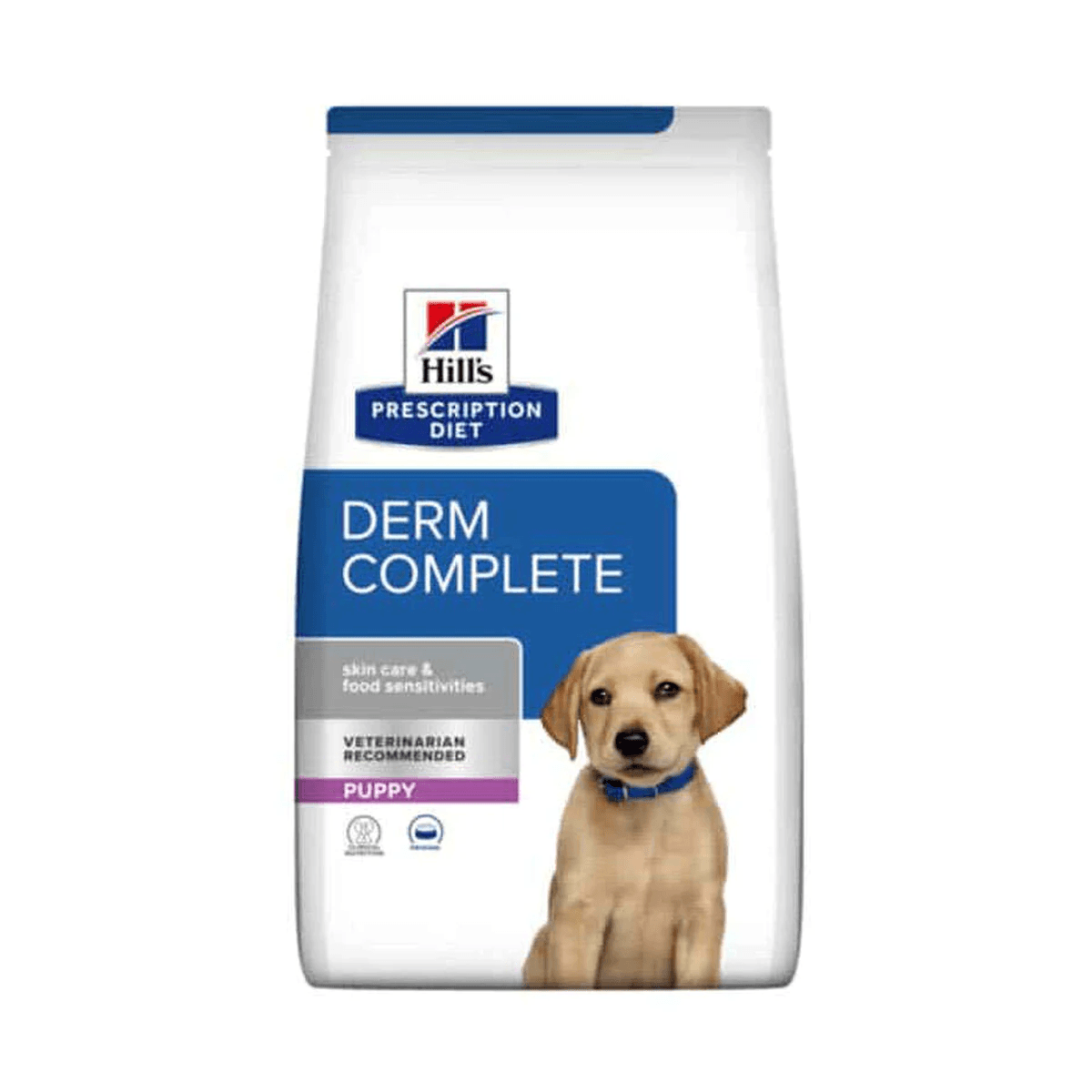 Дієтичний корм для цуценят Hill’s Prescription Diet Derm Complete при харчовій алергії та атопічному дерматиті